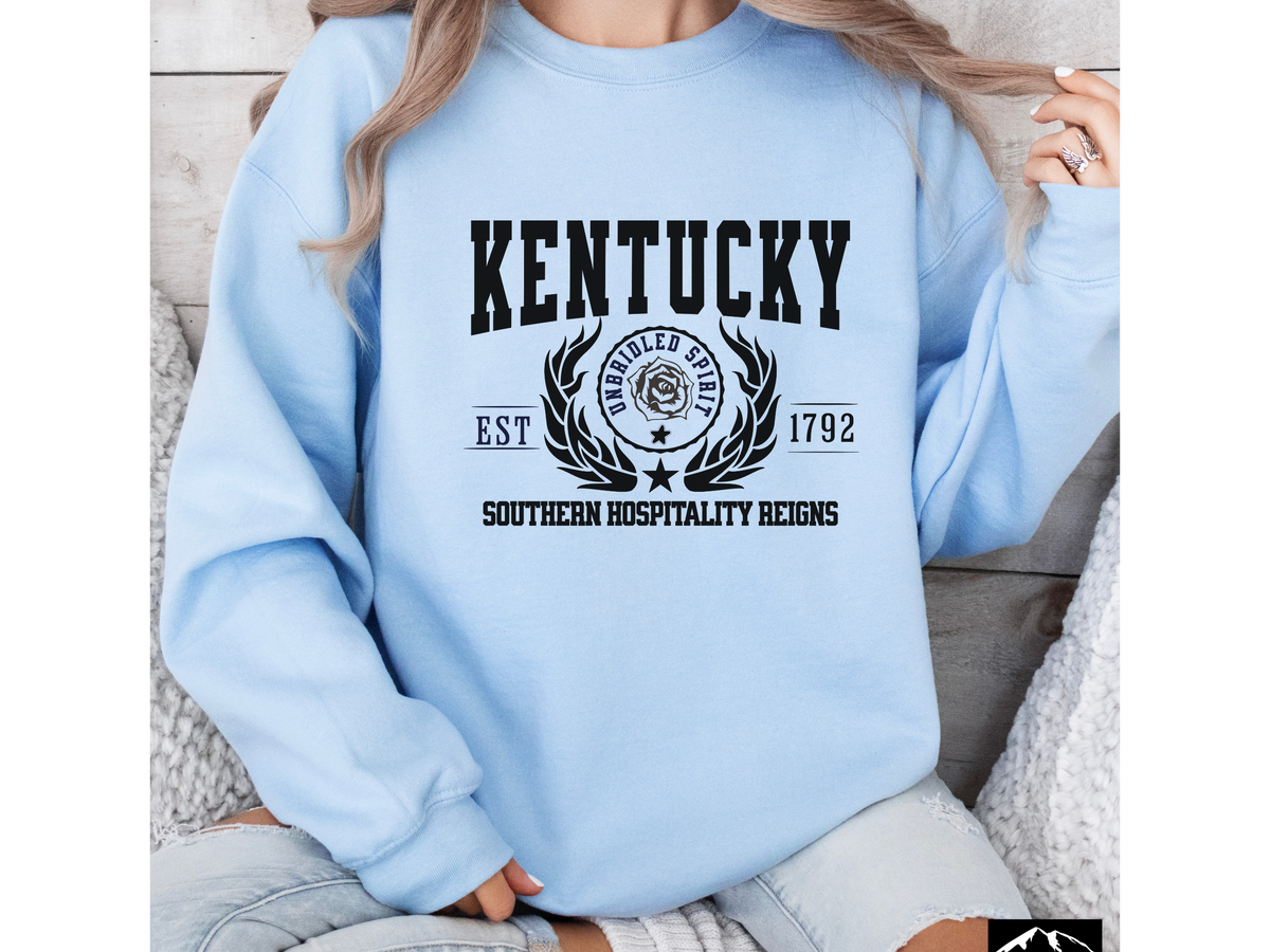 Kentucky State Legacy Sweatshirt – Southern Hospitality Reigns | Unisex Bluegrass Charm Crewneck