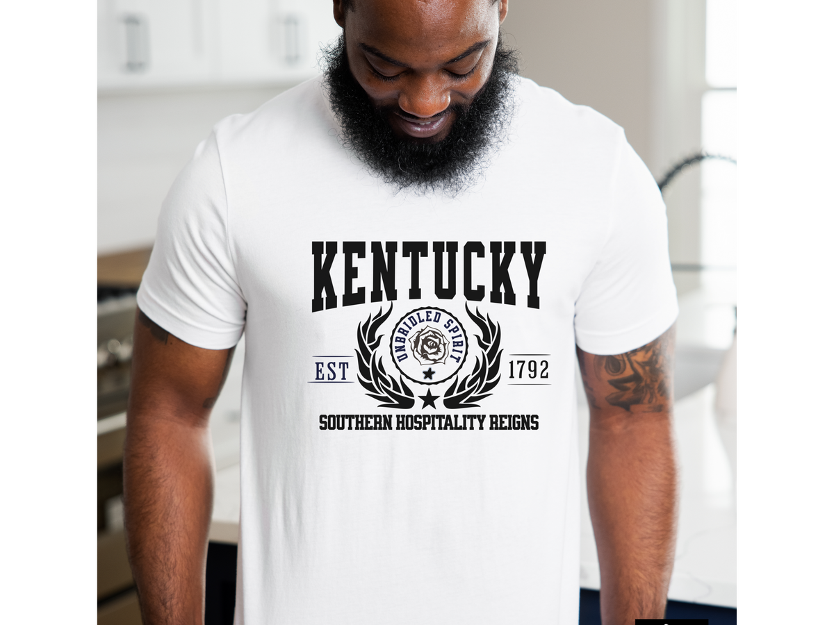 Kentucky State Legacy T-Shirt – Unisex Southern Charm Tee | "Southern Hospitality Reigns" | Bluegrass Pride Shirt