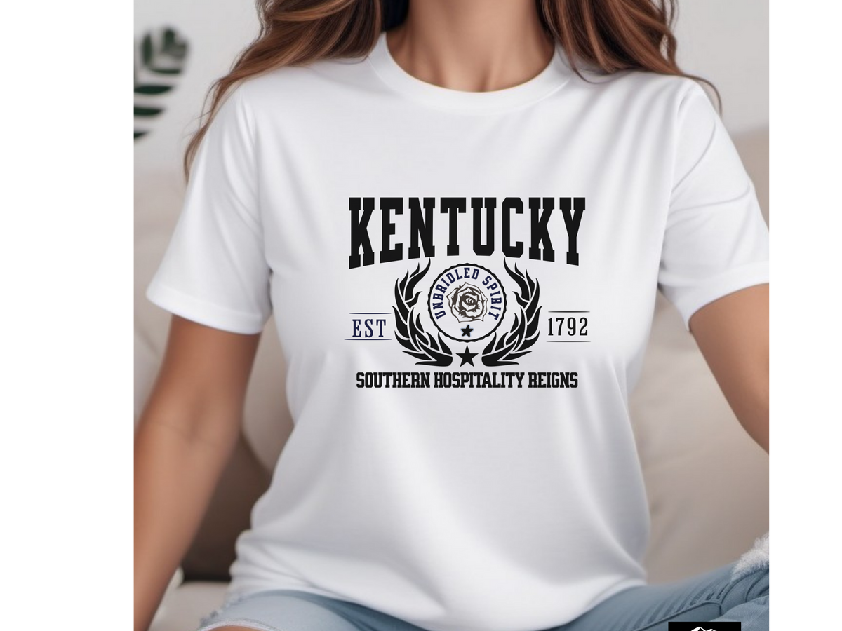 Kentucky State Legacy T-Shirt – Unisex Southern Charm Tee | "Southern Hospitality Reigns" | Bluegrass Pride Shirt