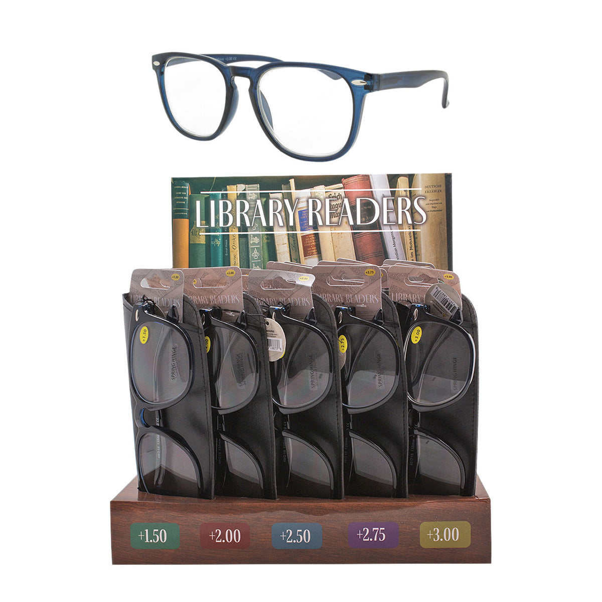"TIMELESS READS: NEW EDGE LBR25 LIBRARY READING GLASSES"