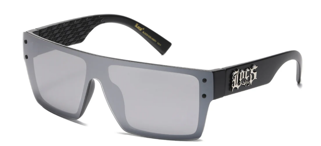 Locs 8LOC91230-MBRV Wrap Around Dark Sunglasses – Bold Unisex Biker Shades