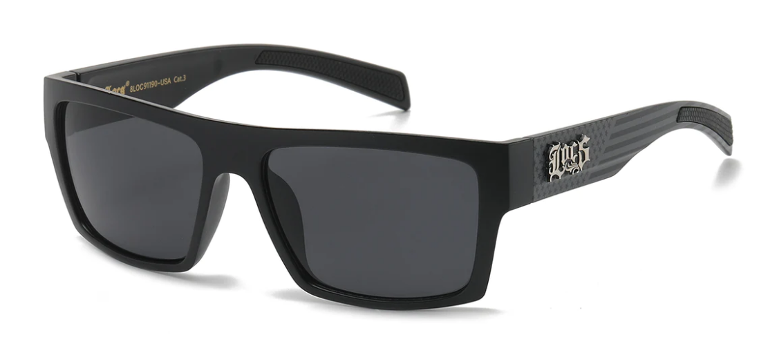 "NEW EDGE EYEWEAR XLOOP 8X3647-USA BLUE TINTED SHIELD LENS SEMI-RIMLESS SPORTS SUNGLASSES"