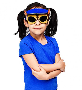 SG2556 Paw Patrol Chase Lil' Characters Sun-Staches – Fun Novelty Sunglasses for Kids