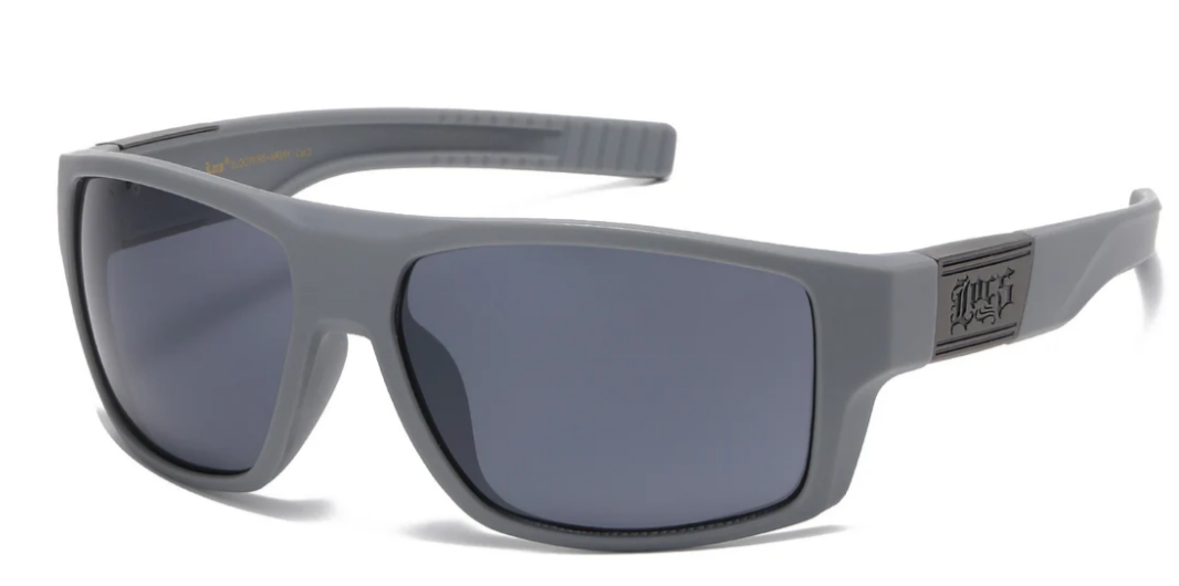 Locs 8LOC91195-ARMY Square Wrap Sunglasses – Military-Inspired Colors with Smoke Lenses