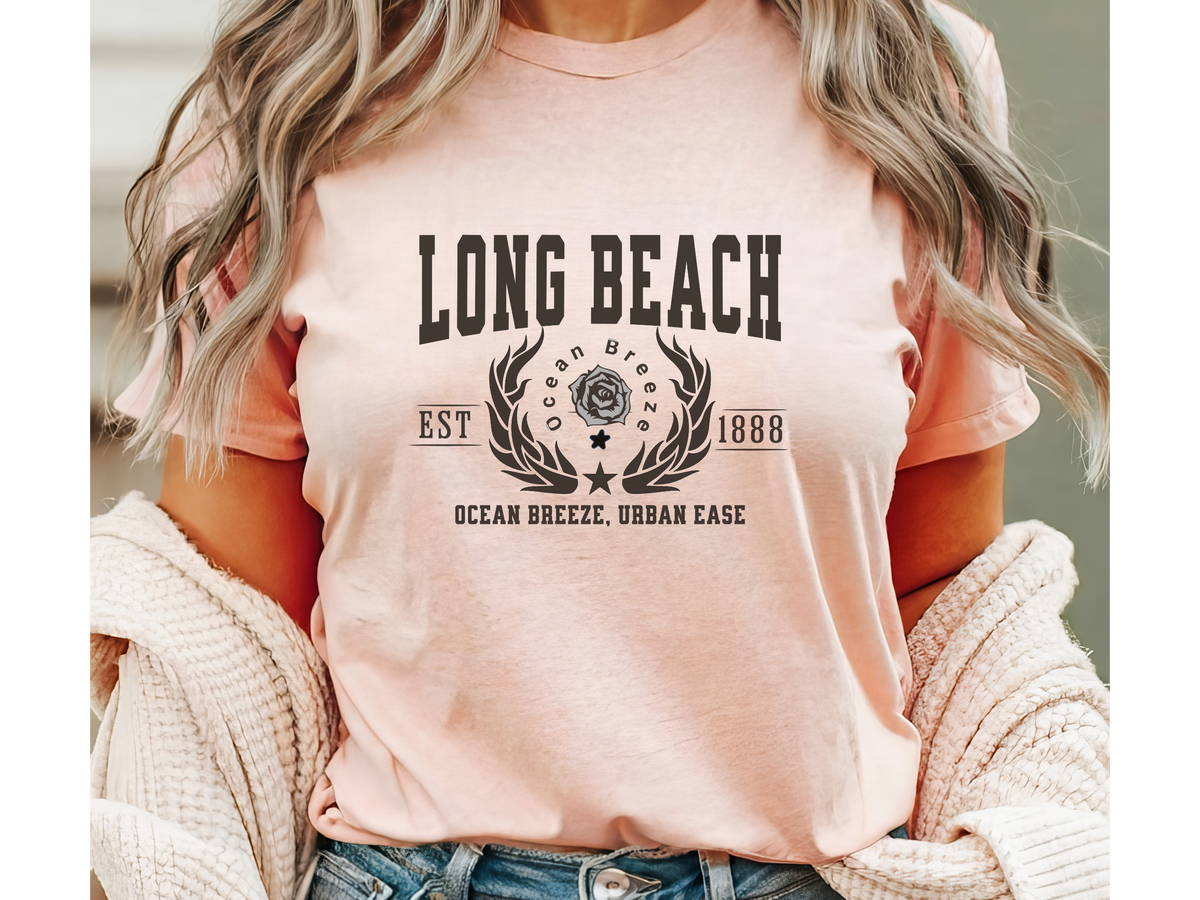 California City Legacy T-Shirt – Long Beach Edition | "Ocean Breeze, Urban Ease" Unisex Coastal City Tee