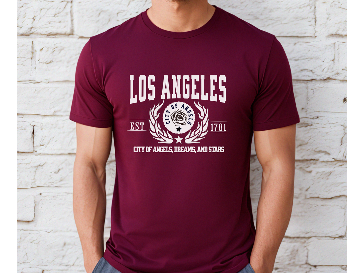 Los Angeles Legacy T-Shirt – "City of Angels, Dreams and Stars" | California Iconic Unisex Tee