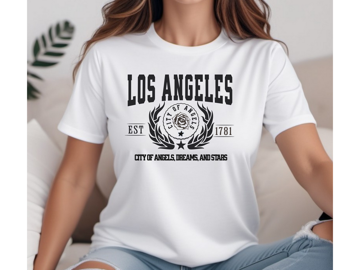 Los Angeles Legacy Unisex T-Shirt – "City of Angels, Dreams, and Stars" | California Urban Pride Tee