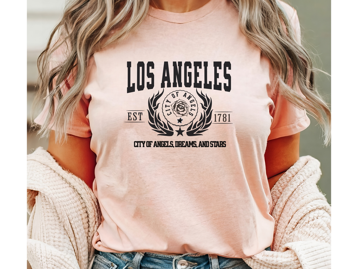 Los Angeles Legacy Unisex T-Shirt – "City of Angels, Dreams, and Stars" | California Urban Pride Tee