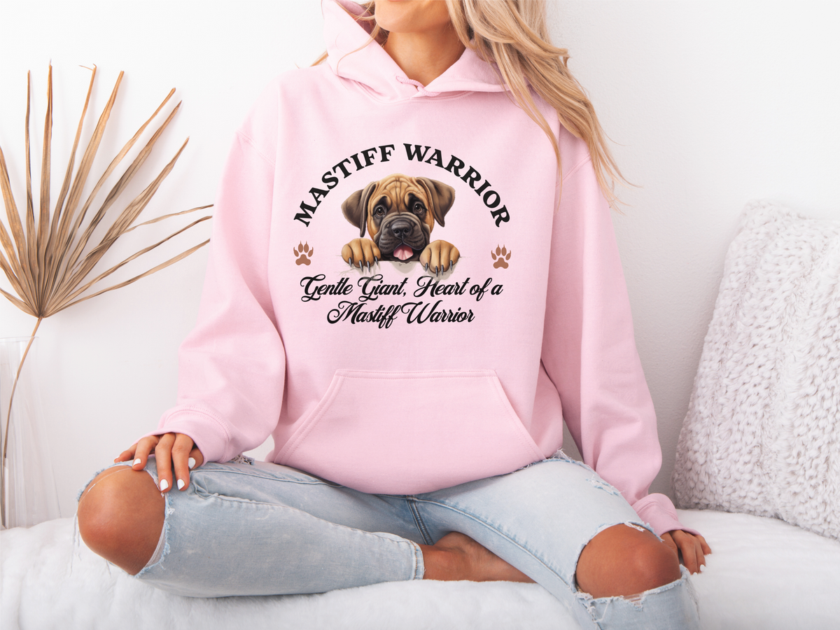 Mastiff Dog Hoodie – "Gentle Giant, Heart of a Mastiff Warrior" | Unisex Cozy Hoodie for Loyal Protectors