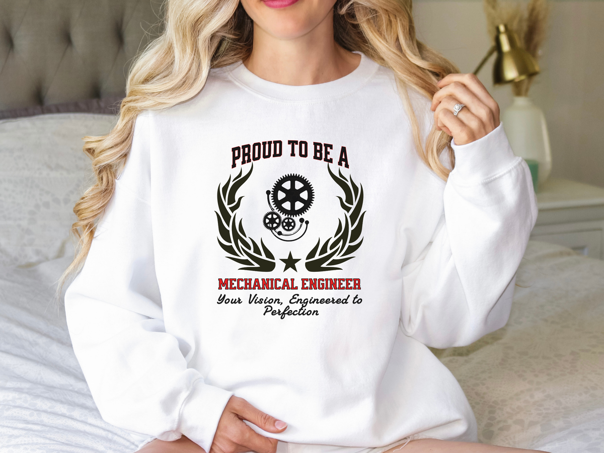 Mechanical Engineer Sweatshirt – Unisex Engineering Gift – Your Vision, Engineered to Perfection