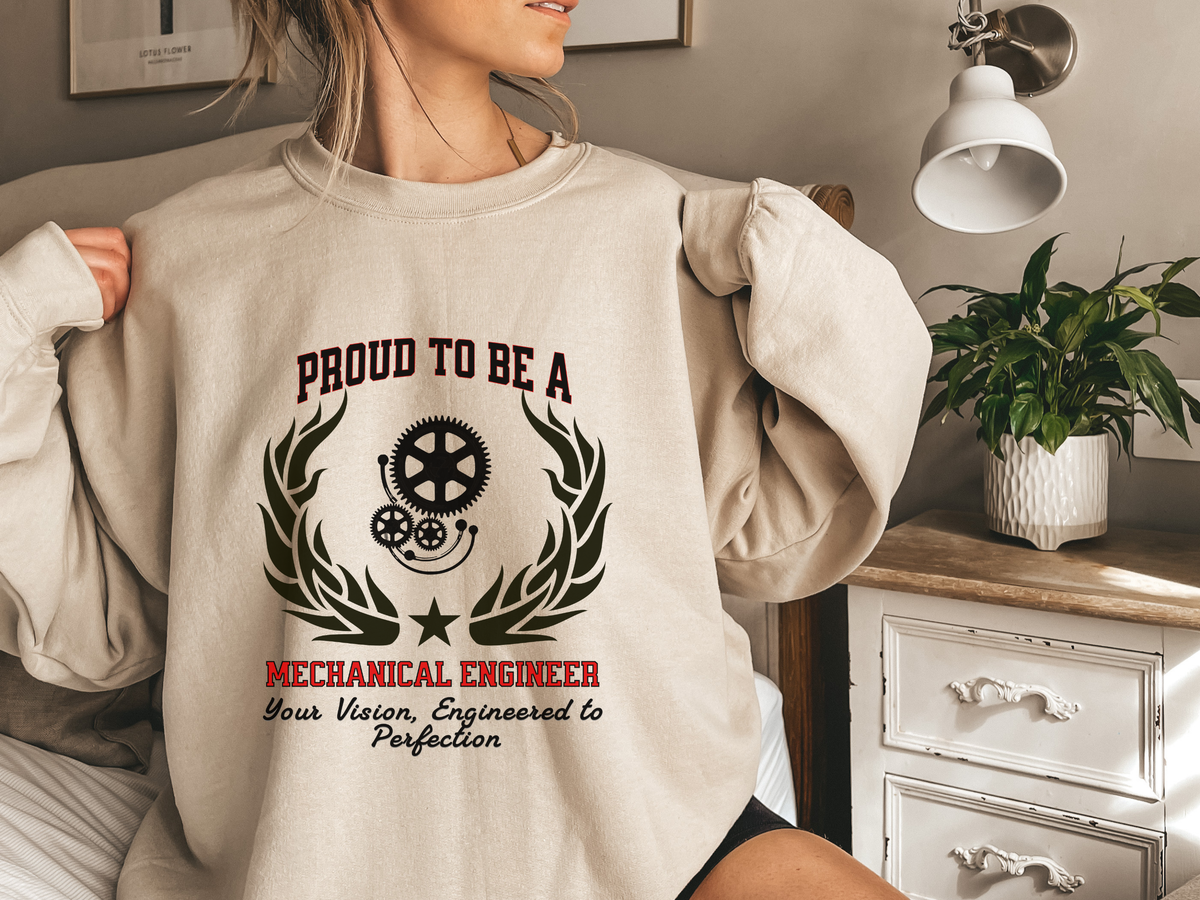 Mechanical Engineer Sweatshirt – Unisex Engineering Gift – Your Vision, Engineered to Perfection