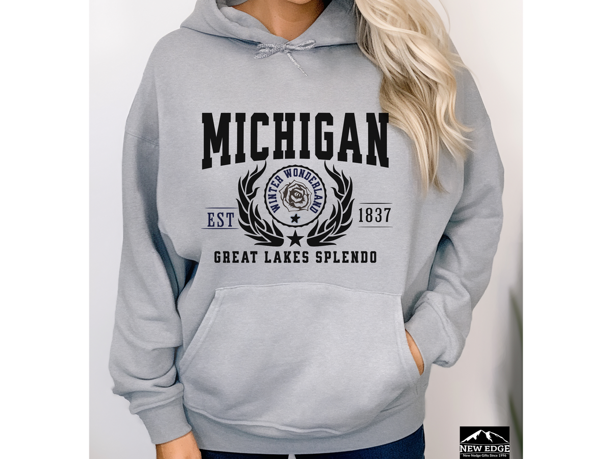 Michigan State Legacy Hoodie – "Great Lakes Splendor" | Unisex Pullover | Pure Michigan Comfort Sweatshirt