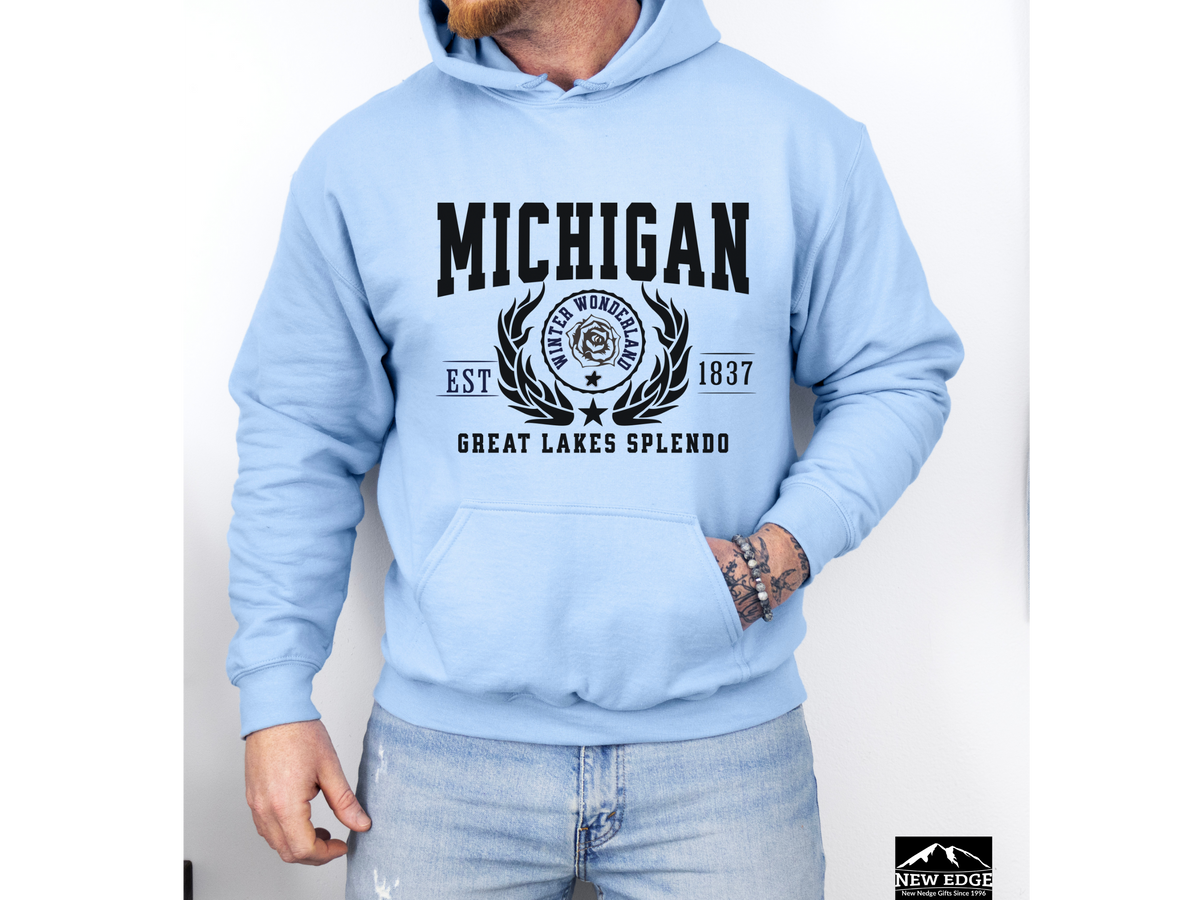 Michigan State Legacy Hoodie – "Great Lakes Splendor" | Unisex Pullover | Pure Michigan Comfort Sweatshirt