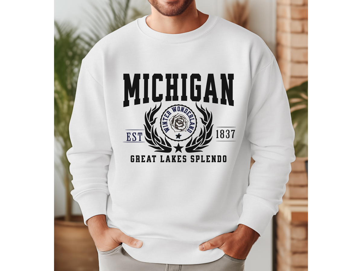 Michigan State Legacy Sweatshirt – Great Lakes Splendor | Unisex Midwest Comfort Crewneck