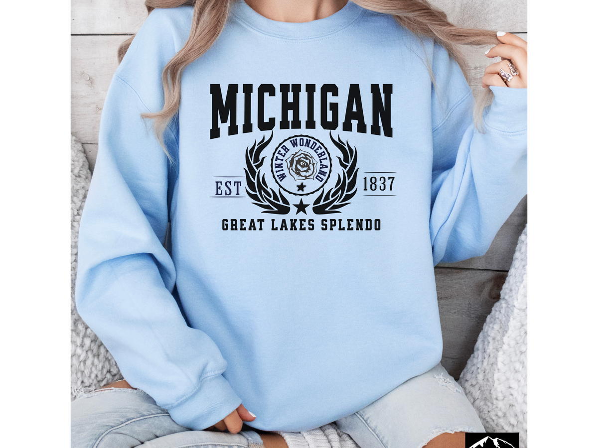 Michigan State Legacy Sweatshirt – Great Lakes Splendor | Unisex Midwest Comfort Crewneck