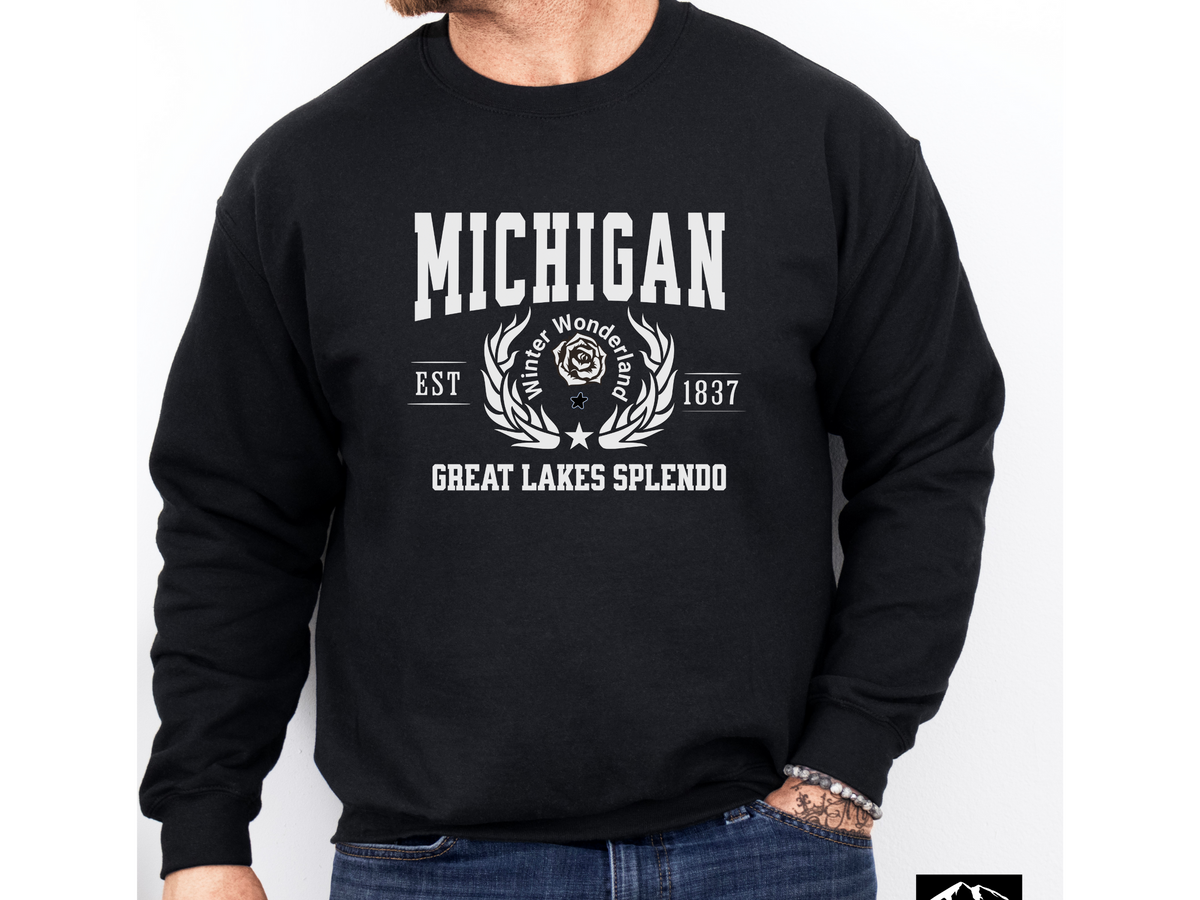 Michigan State Legacy Sweatshirt – Great Lakes Splendor | Unisex Midwest Comfort Crewneck