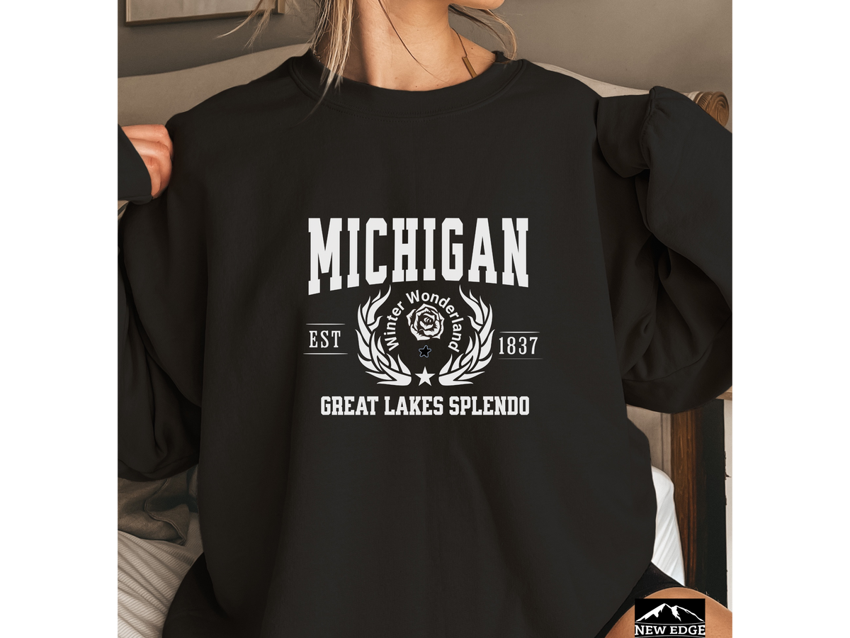 Michigan State Legacy Sweatshirt – Great Lakes Splendor | Unisex Midwest Comfort Crewneck