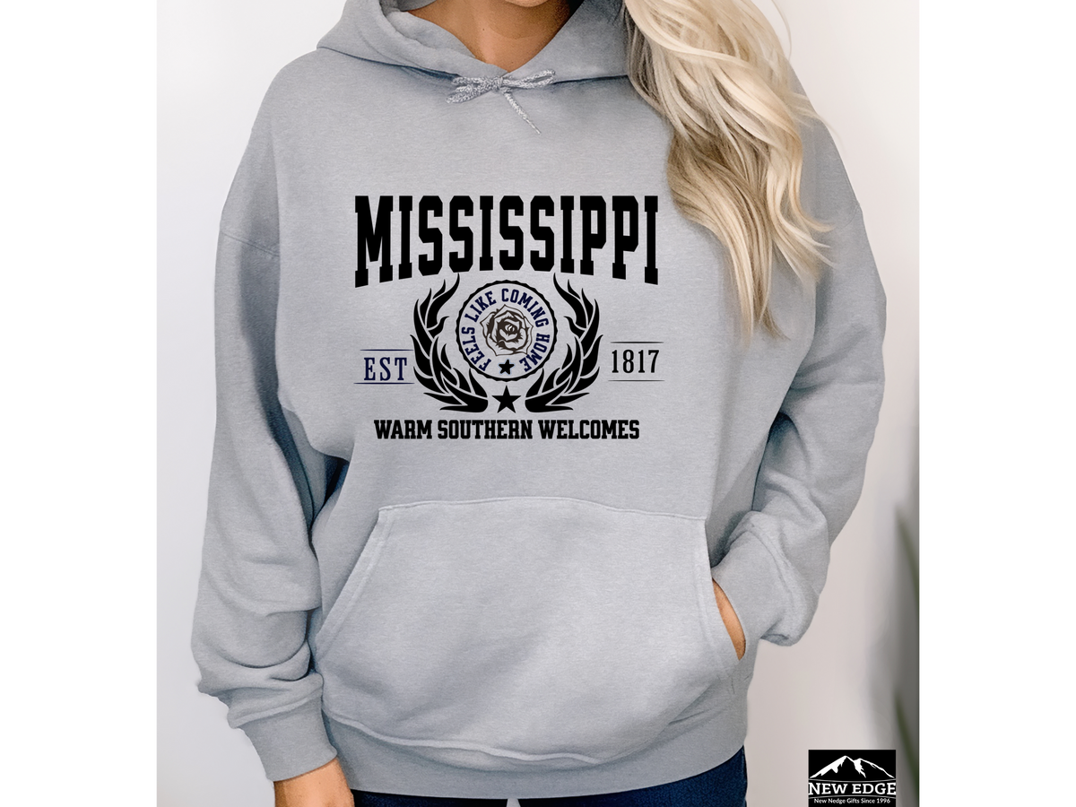 Mississippi State Legacy Hoodie – "Warm Southern Welcomes" | Unisex Pullover | Deep South Comfort Sweatshirt