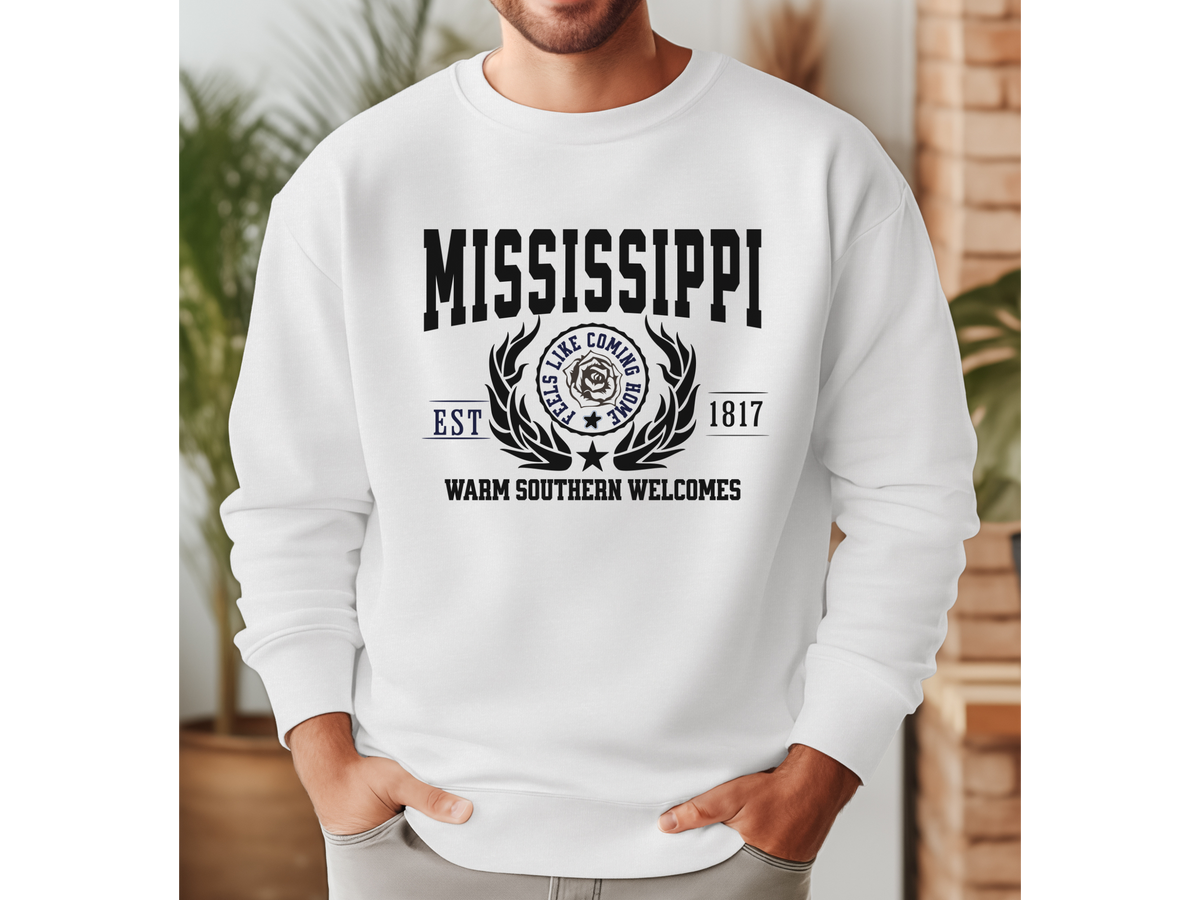 Mississippi State Legacy Sweatshirt – Warm Southern Welcomes | Unisex Comfort Fit Crewneck