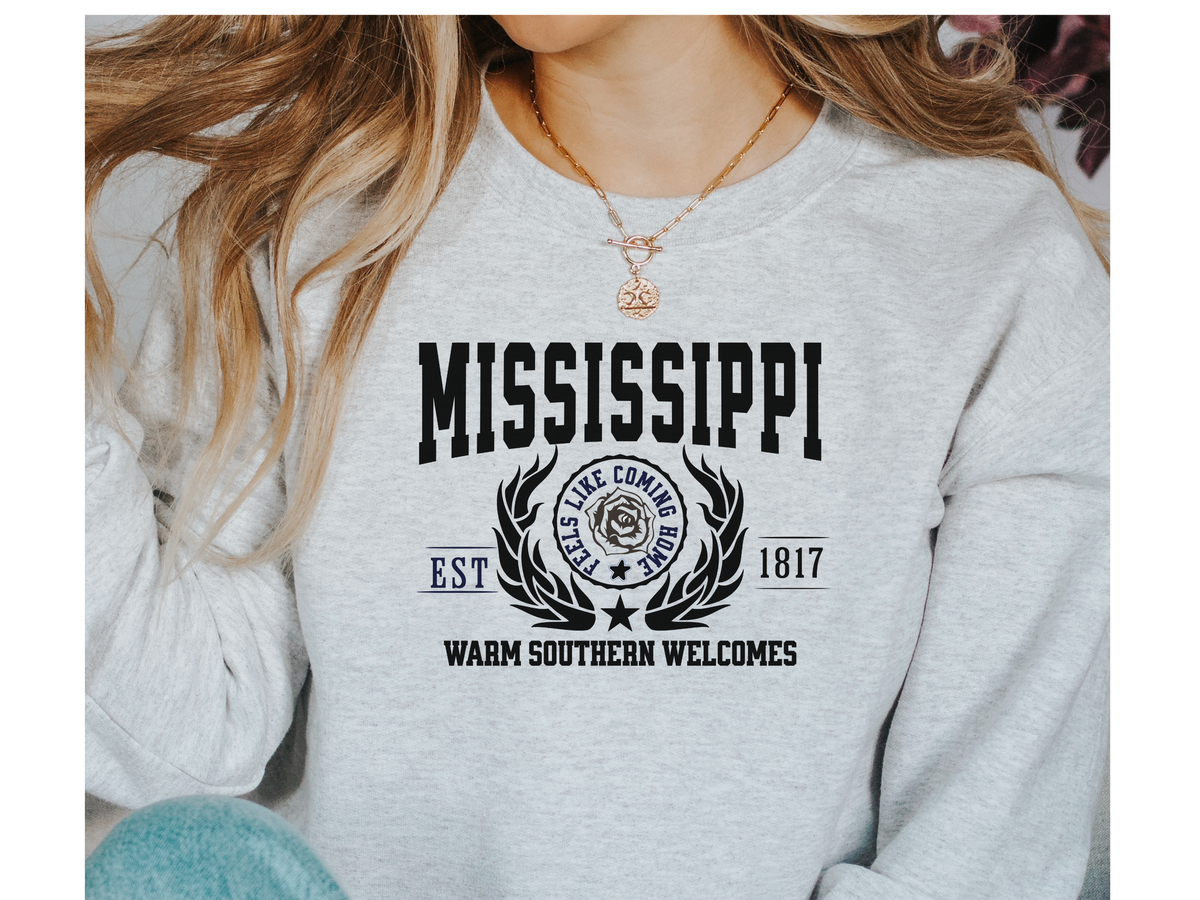 Mississippi State Legacy Sweatshirt – Warm Southern Welcomes | Unisex Comfort Fit Crewneck