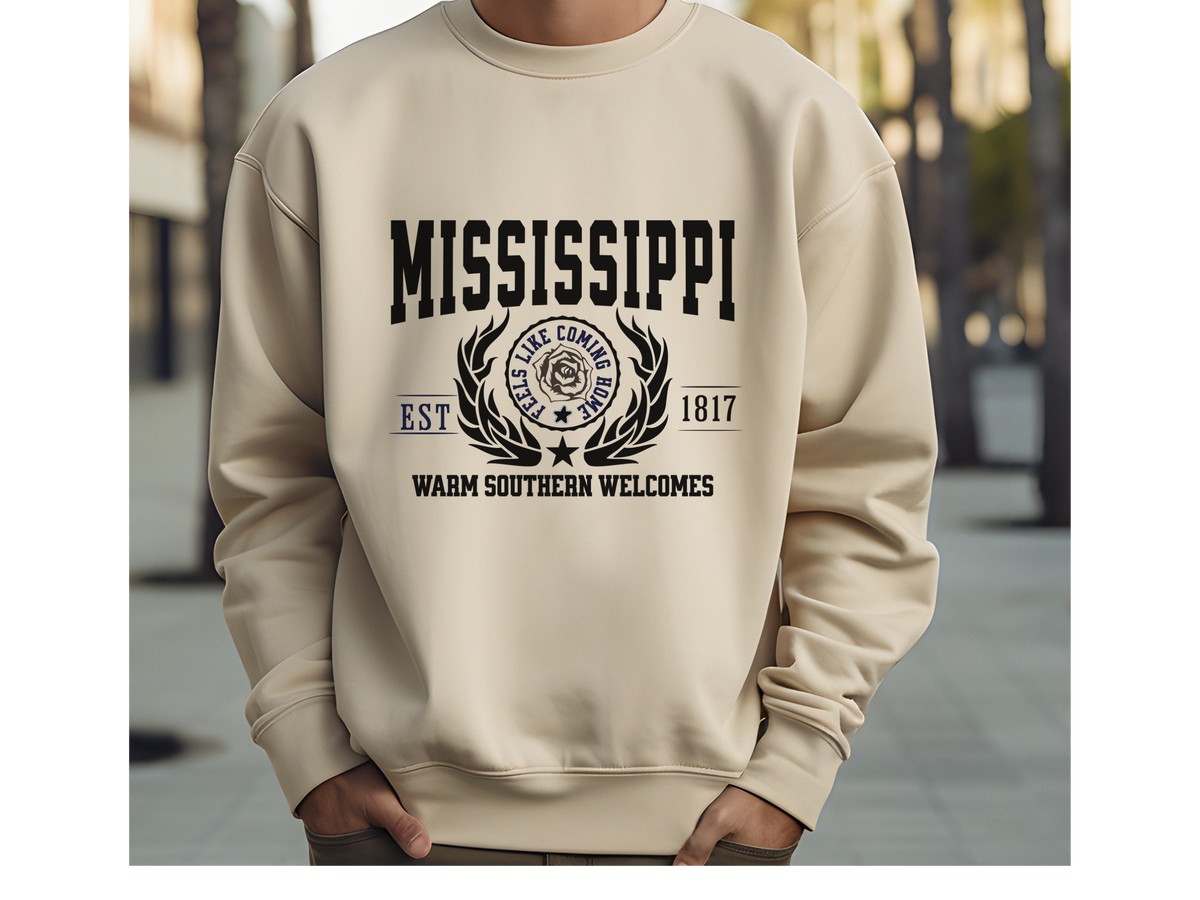Mississippi State Legacy Sweatshirt – Warm Southern Welcomes | Unisex Comfort Fit Crewneck