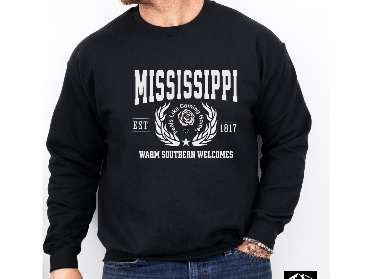 Mississippi State Legacy Sweatshirt – Warm Southern Welcomes | Unisex Comfort Fit Crewneck