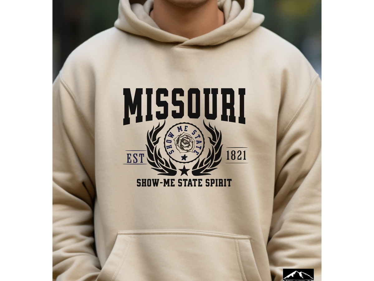 Missouri State Legacy Hoodie – "Show-Me State Spirit" | Unisex Pullover | Midwest Pride Sweatshirt