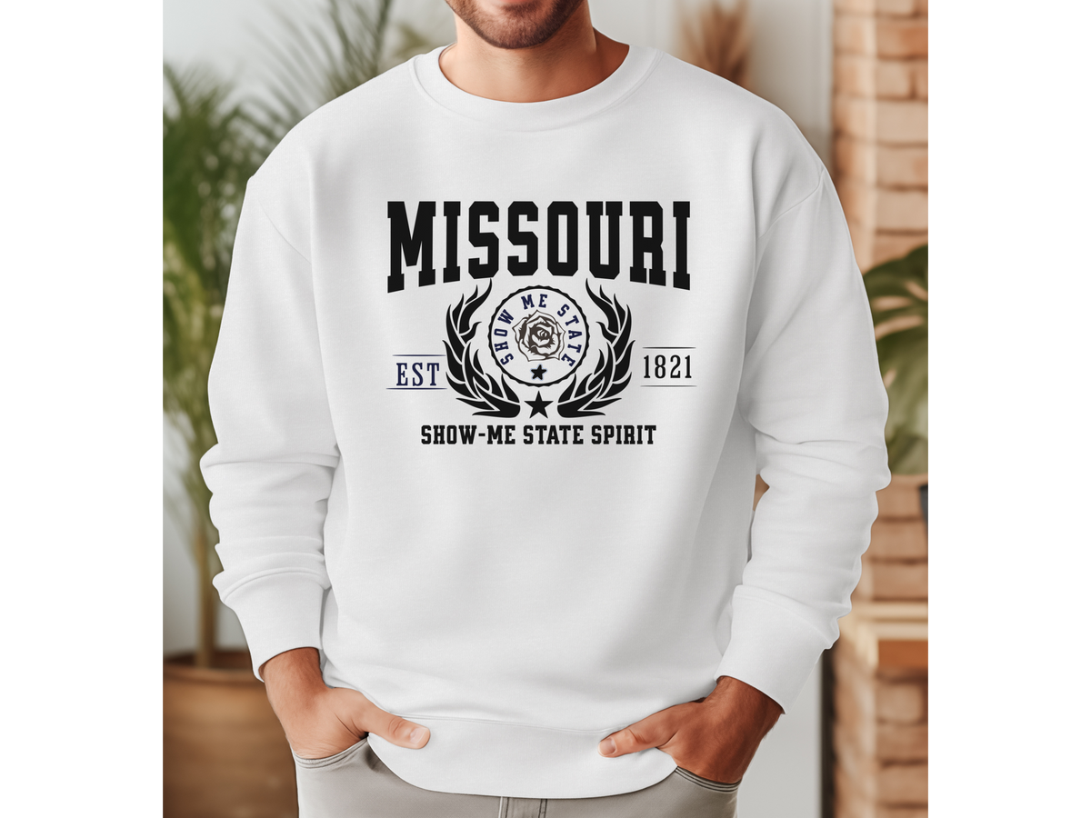 Missouri State Legacy Sweatshirt – Show-Me State Spirit | Unisex Midwest Pride Crewneck