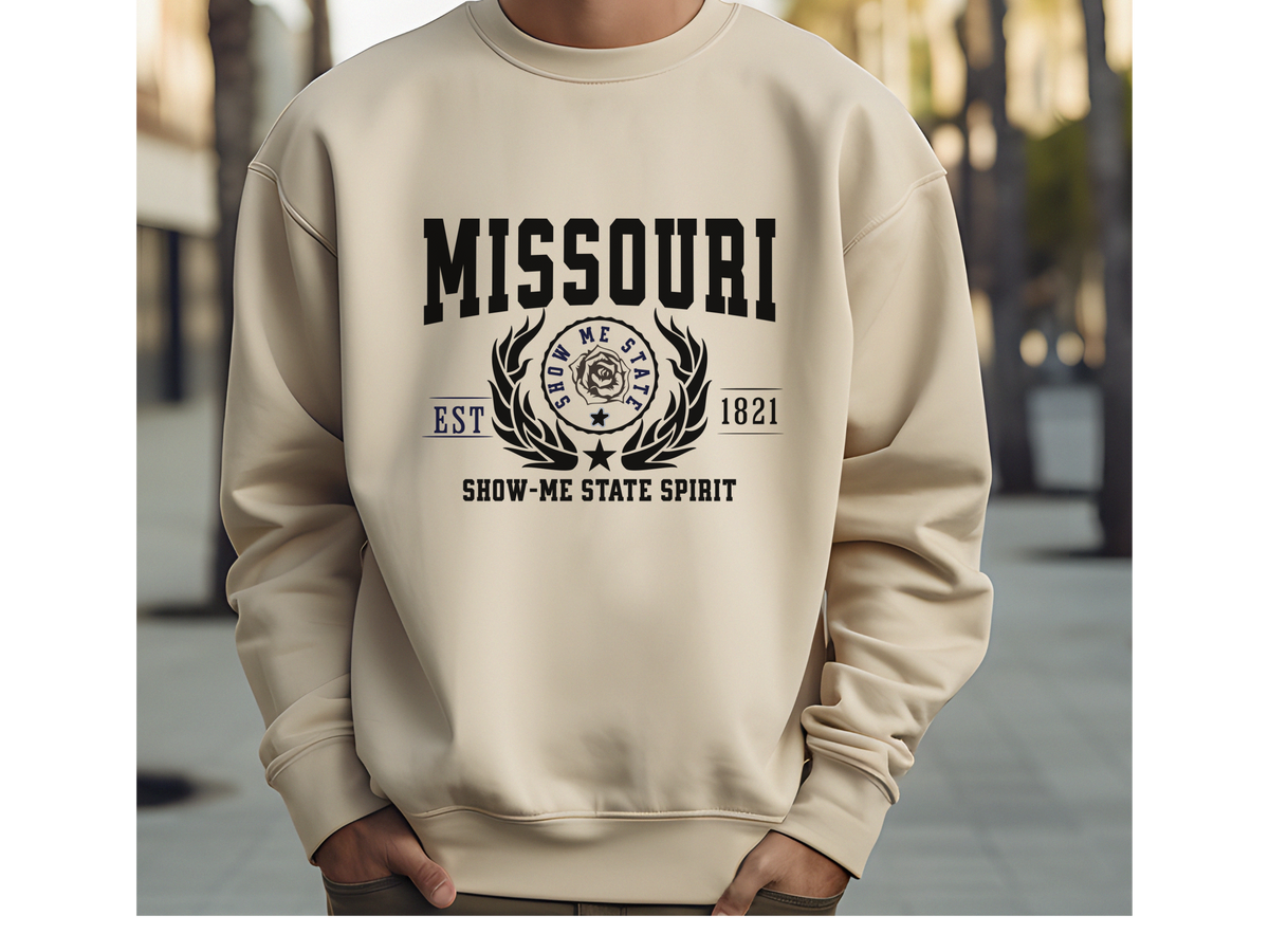 Missouri State Legacy Sweatshirt – Show-Me State Spirit | Unisex Midwest Pride Crewneck