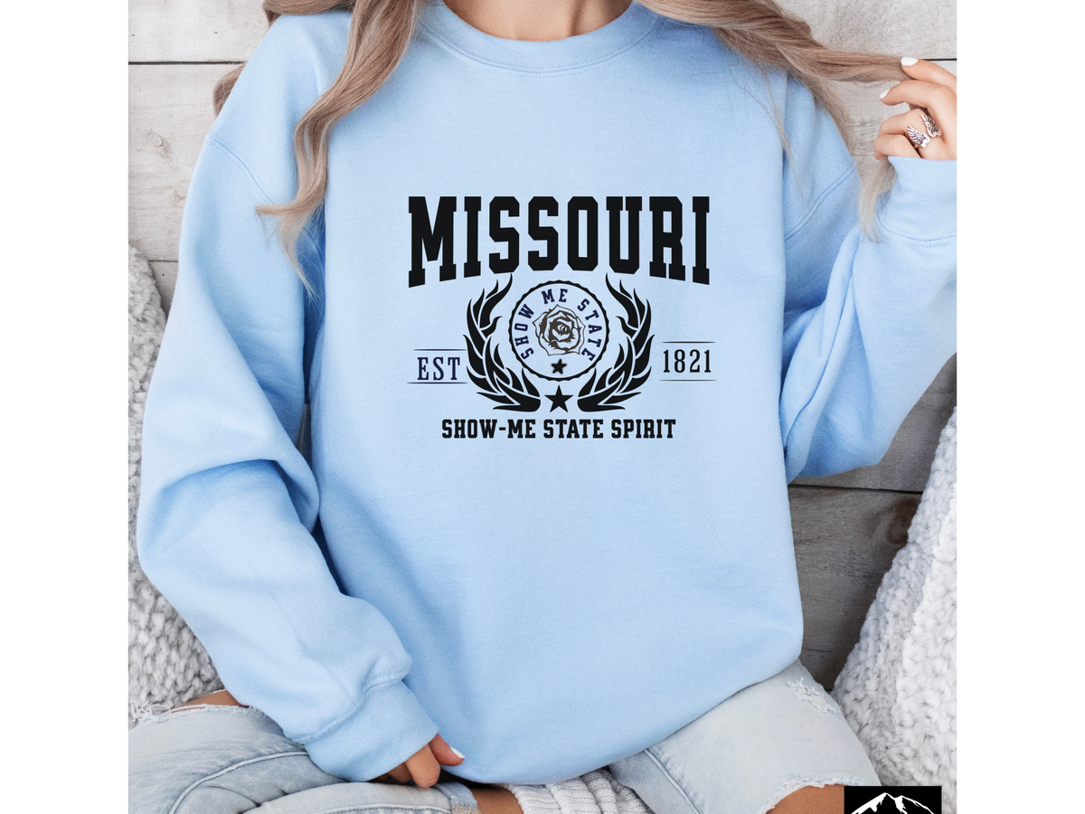 Missouri State Legacy Sweatshirt – Show-Me State Spirit | Unisex Midwest Pride Crewneck