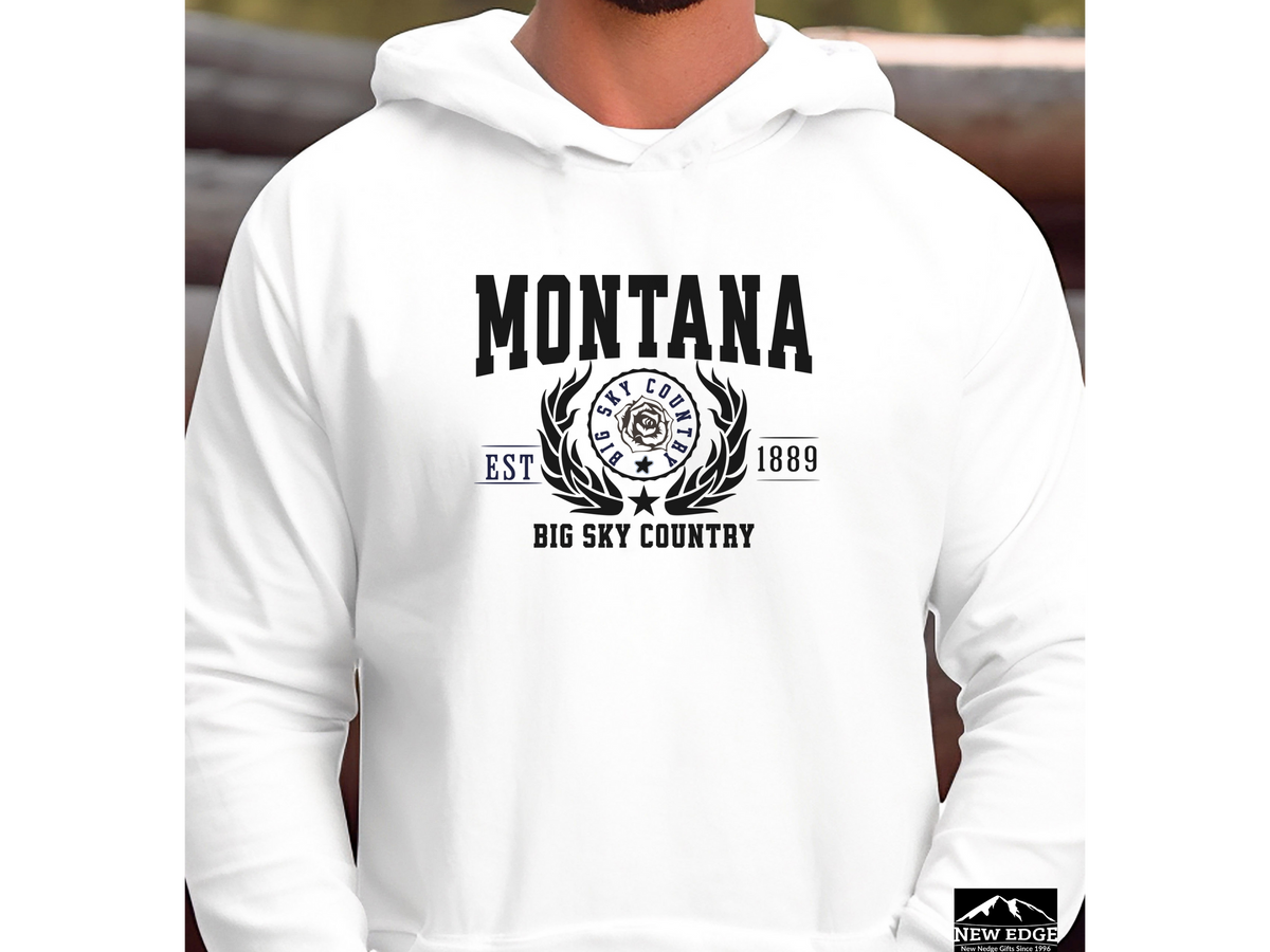 Montana State Legacy Hoodie – "Big Sky Country" | Unisex Pullover | Western Wilderness Sweatshirt
