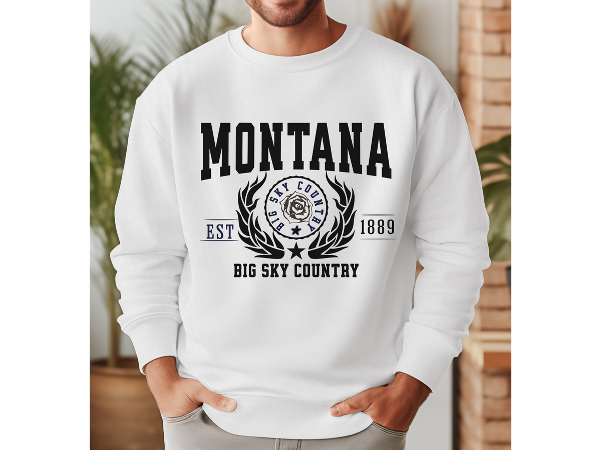 Montana State Legacy Sweatshirt – Big Sky Country | Unisex Western Wilderness Crewneck