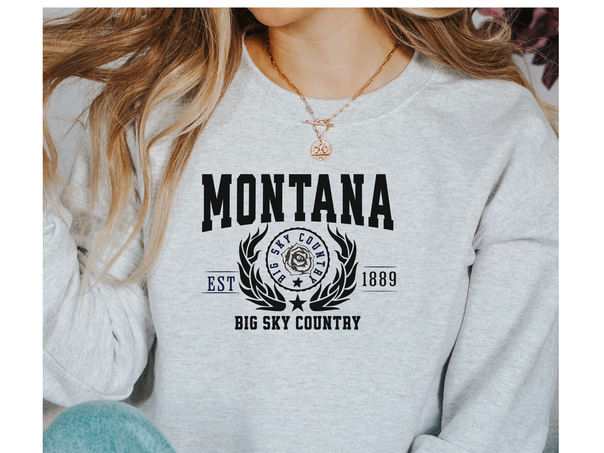 Montana State Legacy Sweatshirt – Big Sky Country | Unisex Western Wilderness Crewneck