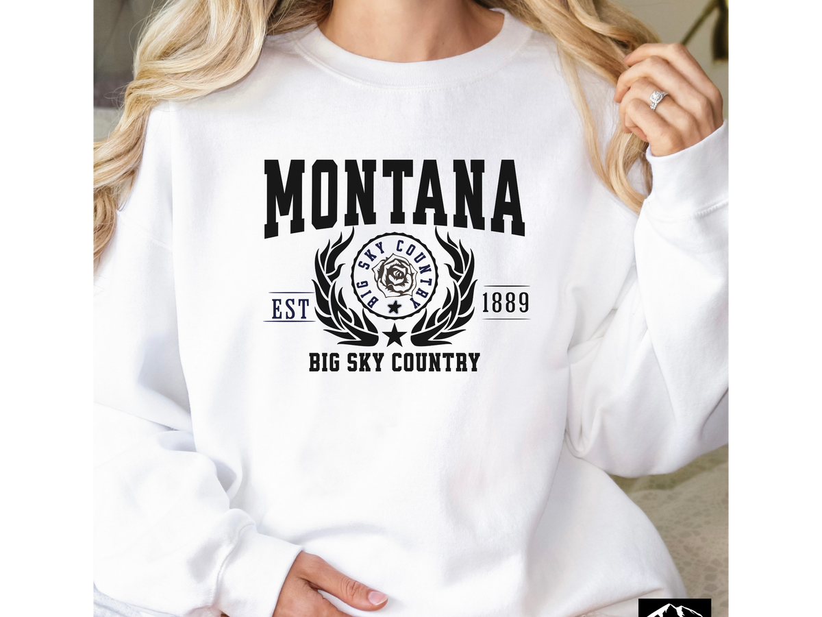 Montana State Legacy Sweatshirt – Big Sky Country | Unisex Western Wilderness Crewneck