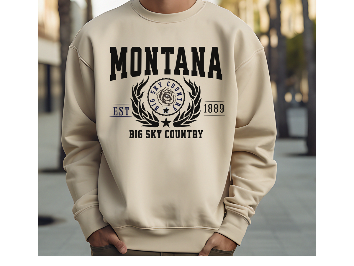 Montana State Legacy Sweatshirt – Big Sky Country | Unisex Western Wilderness Crewneck