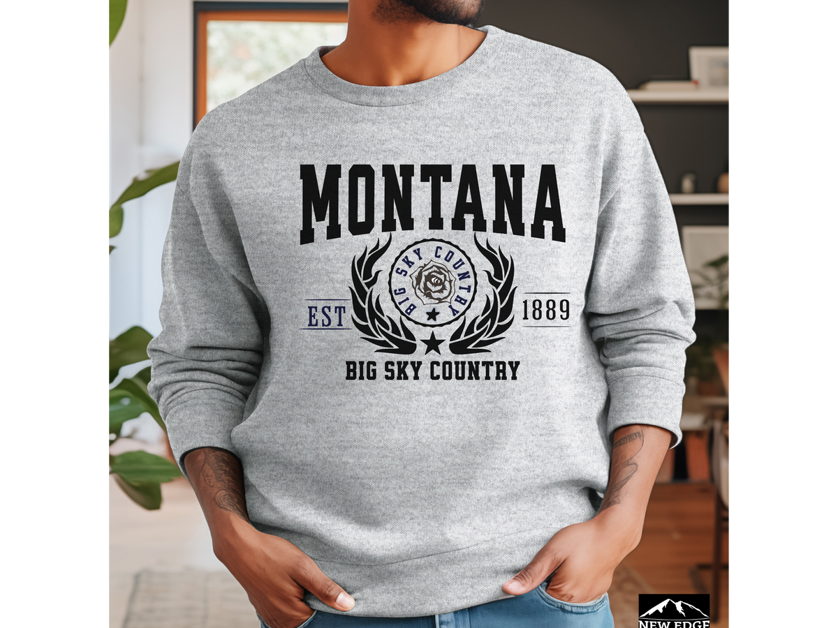 Montana State Legacy Sweatshirt – Big Sky Country | Unisex Western Wilderness Crewneck