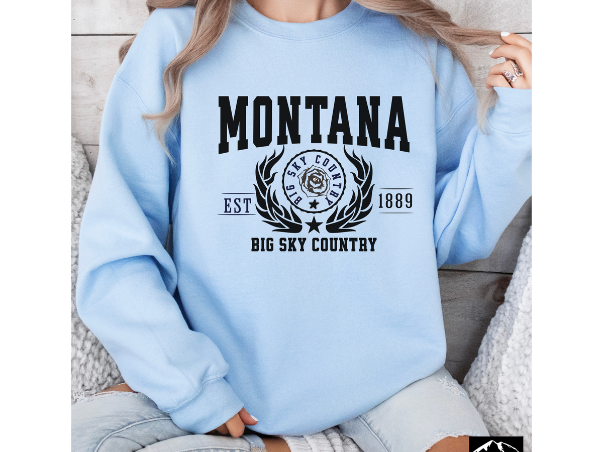 Montana State Legacy Sweatshirt – Big Sky Country | Unisex Western Wilderness Crewneck