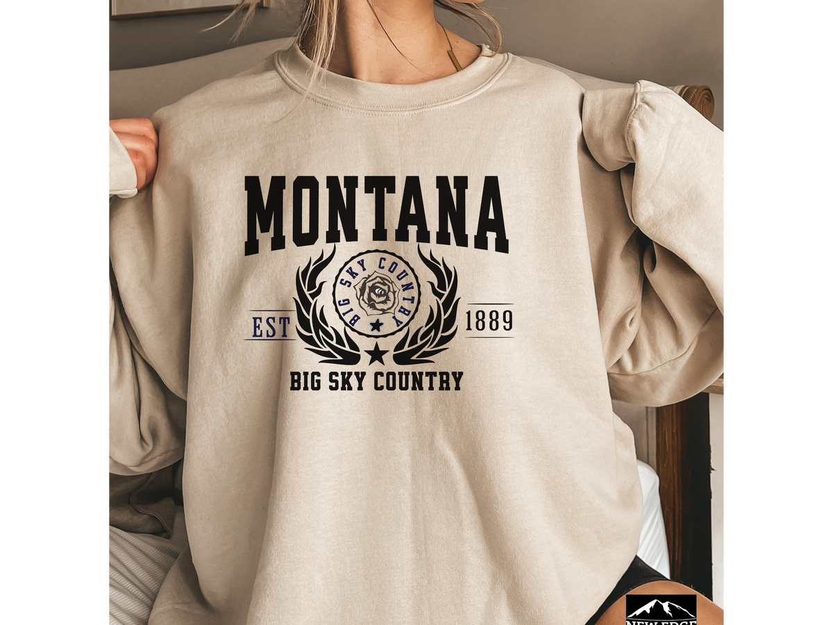 Montana State Legacy Sweatshirt – Big Sky Country | Unisex Western Wilderness Crewneck