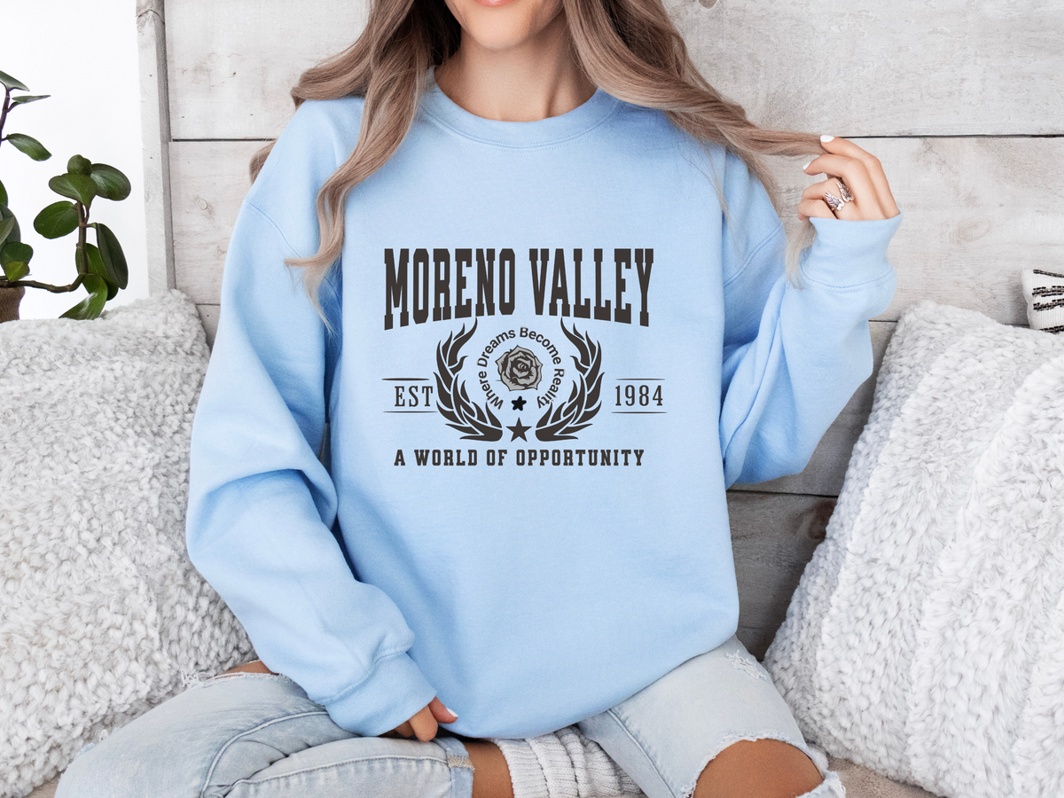 Moreno Valley Legacy Unisex Sweatshirt "A World of Opportunity" Southern California Pride