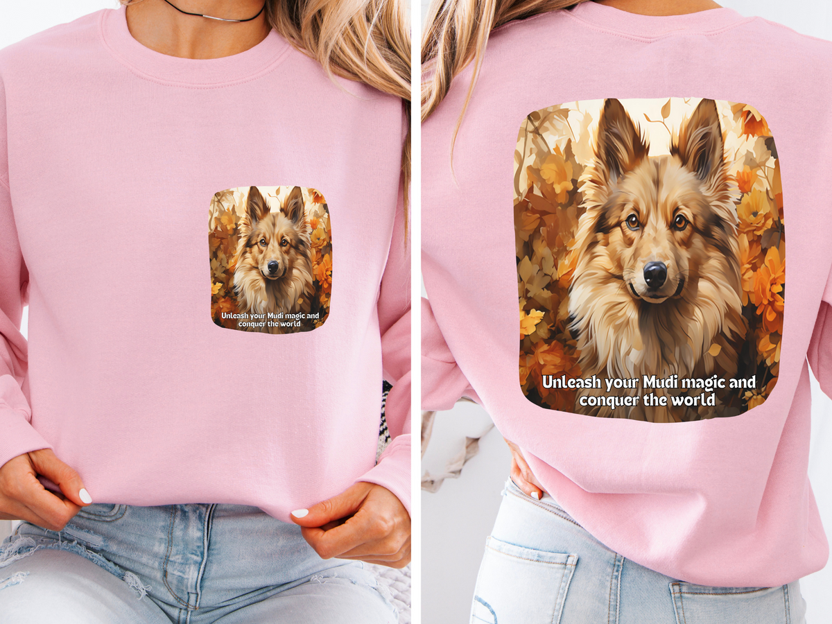 Mudi Dog Sweatshirt – Unleash Your Power and Conquer the World