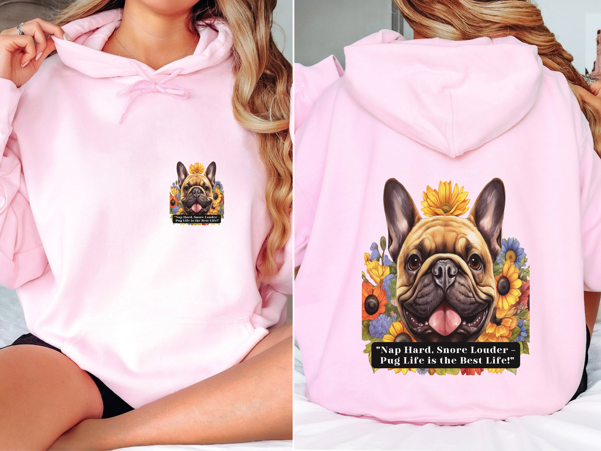 American Eskimo Sunflower Hoodie – Fluffy Outside, Fierce Inside – Unisex Eskie Power Pullover