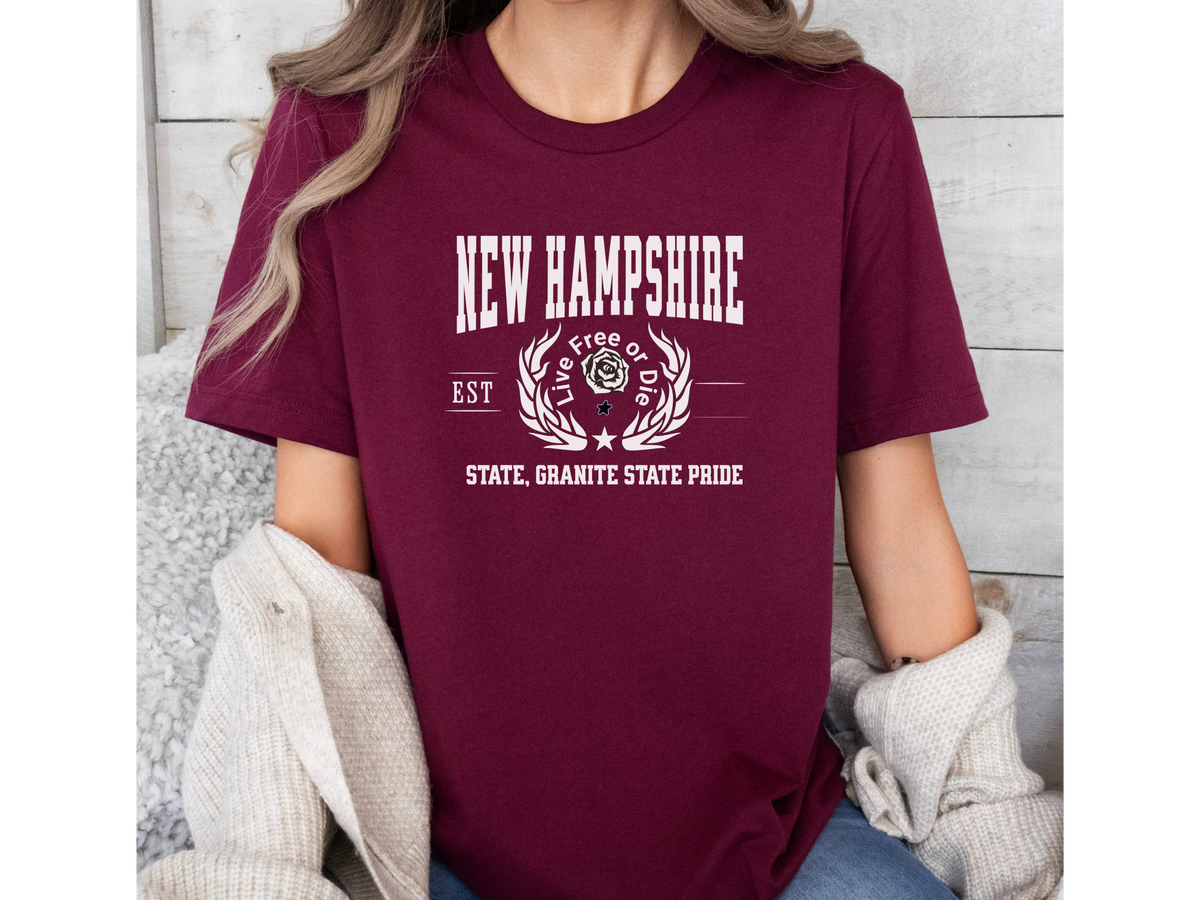 New Hampshire State Legacy T-Shirt – Granite State Pride | Unisex Outdoor Heritage Tee