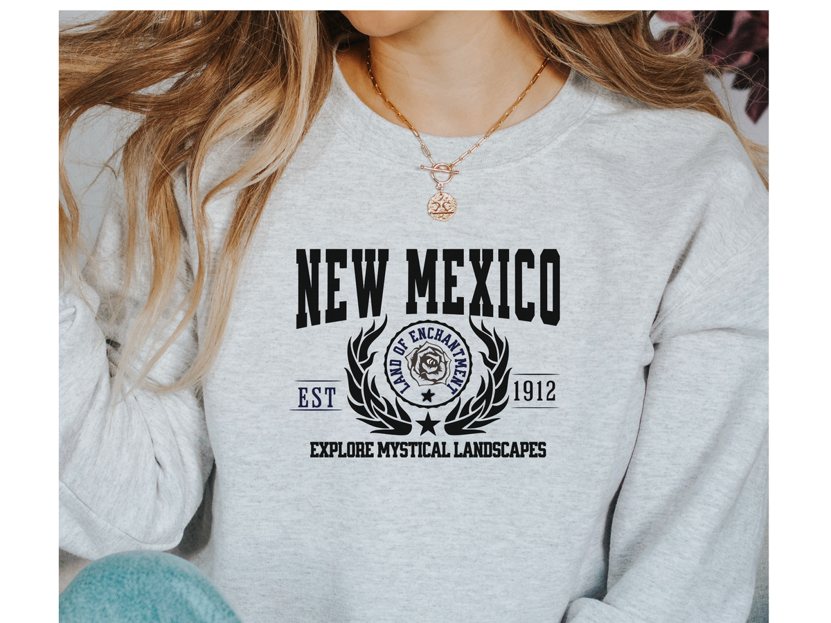 New Mexico State Legacy Sweatshirt – Explore Mystical Landscapes | Unisex Desert Dream Crewneck
