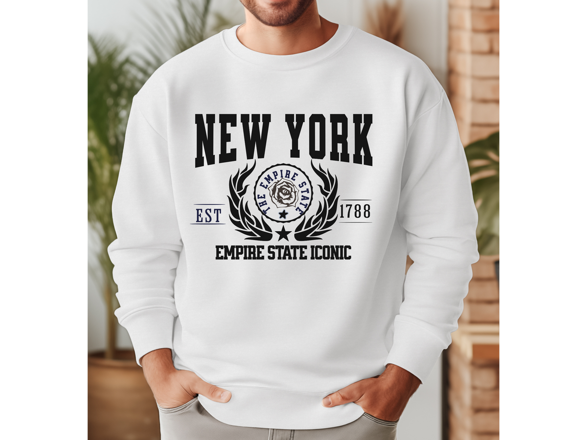 New York State Legacy Sweatshirt – Empire State Iconic | Unisex Urban Pride Crewneck