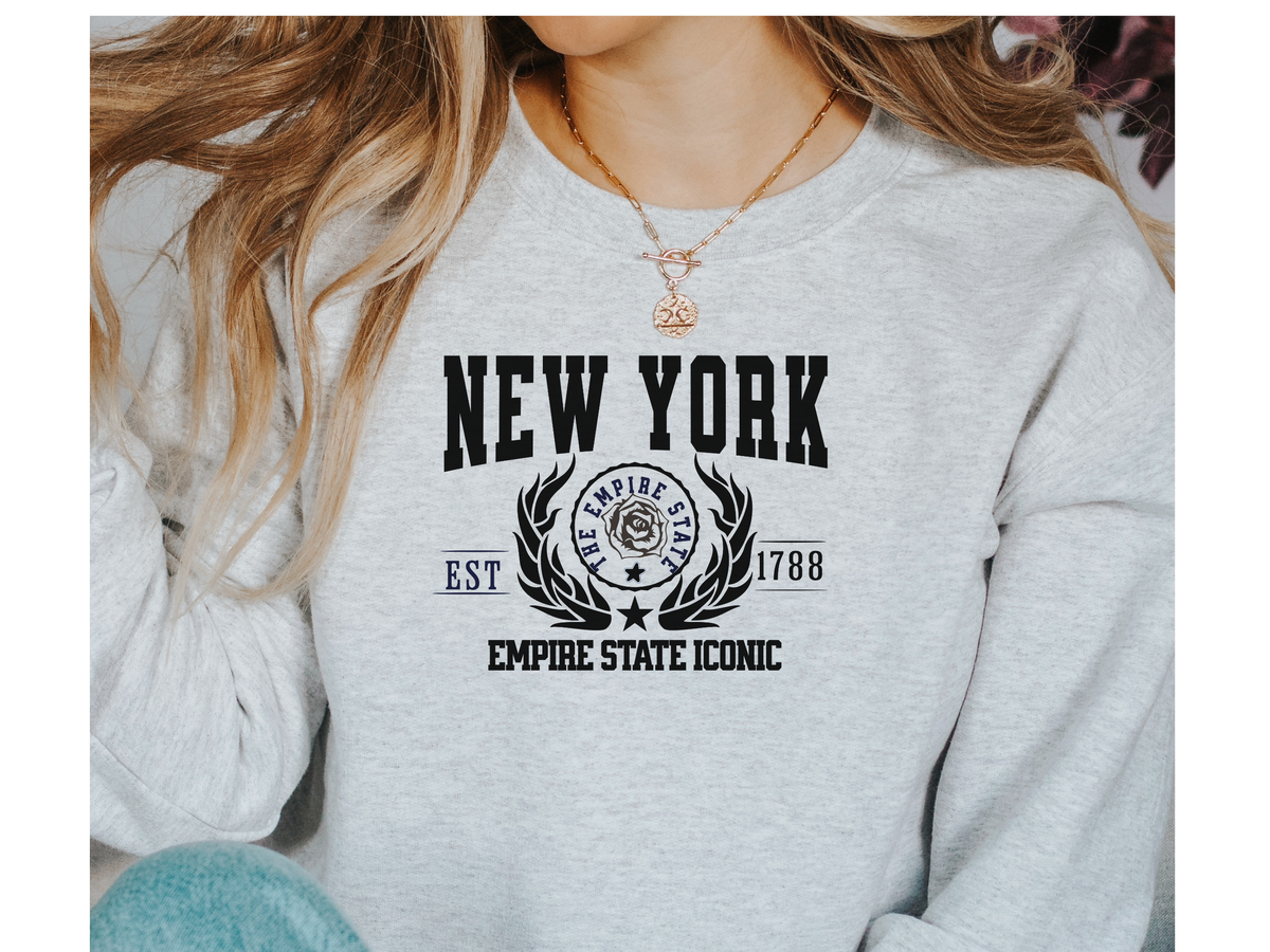 New York State Legacy Sweatshirt – Empire State Iconic | Unisex Urban Pride Crewneck