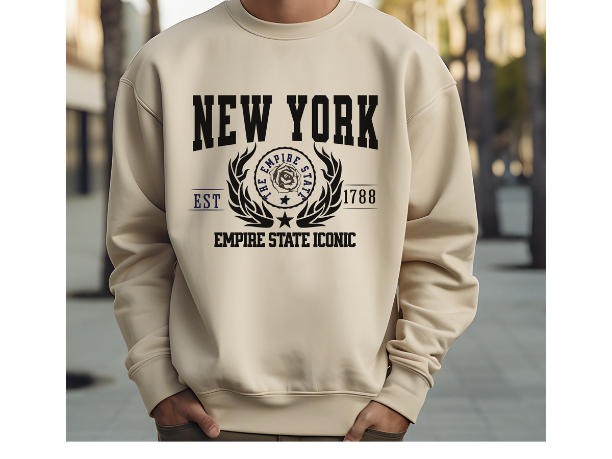 New York State Legacy Sweatshirt – Empire State Iconic | Unisex Urban Pride Crewneck