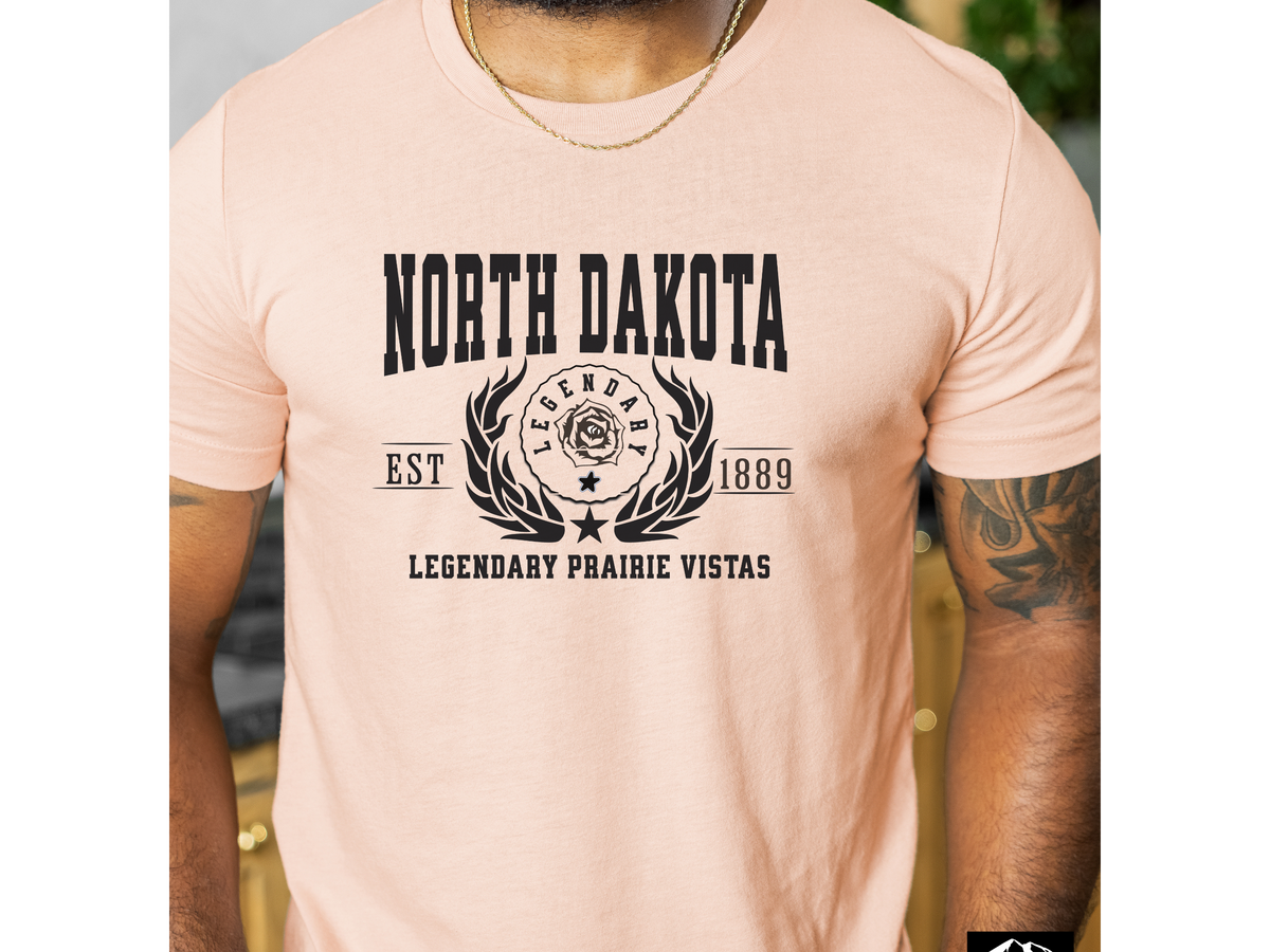 North Dakota State Legacy T-Shirt – Legendary Prairie Vistas | Unisex Great Plains Heritage Tee