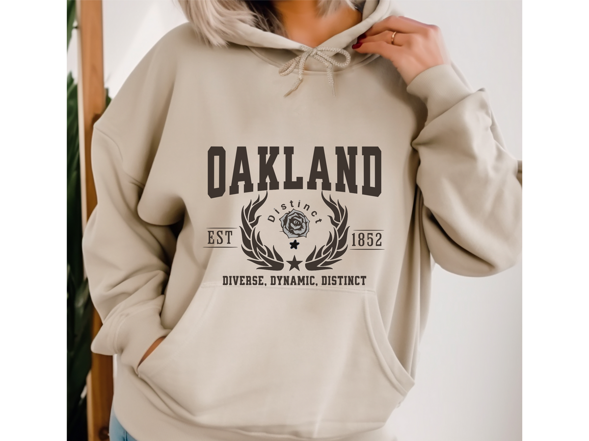 Oakland California Legacy Unisex Hoodie – "Diverse, Dynamic, Distinct"