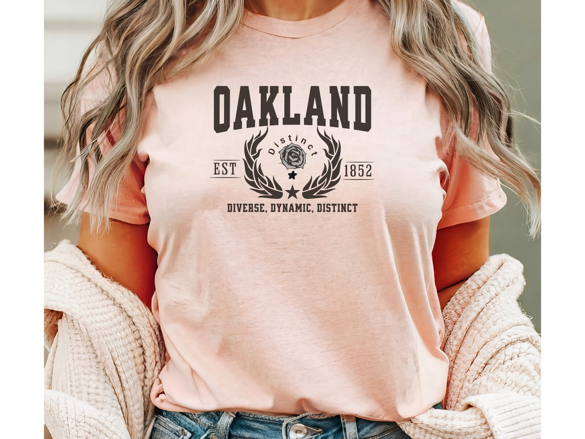 Oakland Legacy Unisex T-Shirt – "Diverse, Dynamic, Distinct" | Bay Area Culture Pride Tee