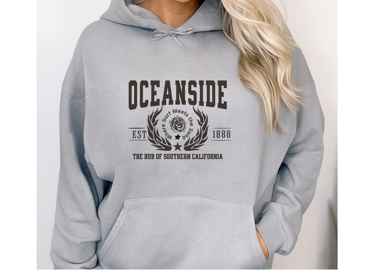 Oceanside California Legacy Hoodie – "The Hub of Southern California" Unisex Sweatshirt
